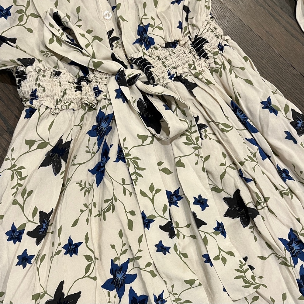 Free People Lighten Up Mini Dress in Tea Combo Size Medium - Picture 5 of 8